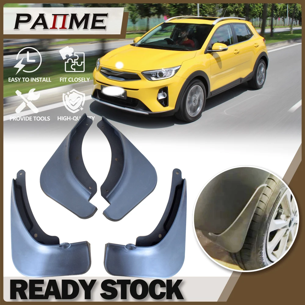 

Car MudFlap Guards For Kia Stonic 2017 2018 2019 2021 2022 4pcs Mud flaps Molded Splash Front Rear Mudguards YC102144