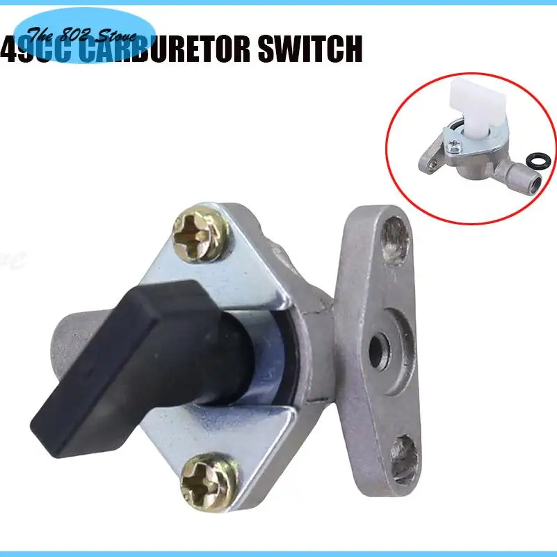 Carburetor Fuel Tank Tap Pocket Cock Valve Switch for 2 Stroke 47cc 49cc Mini ATV Quad Dirt Pit Bike Scooter