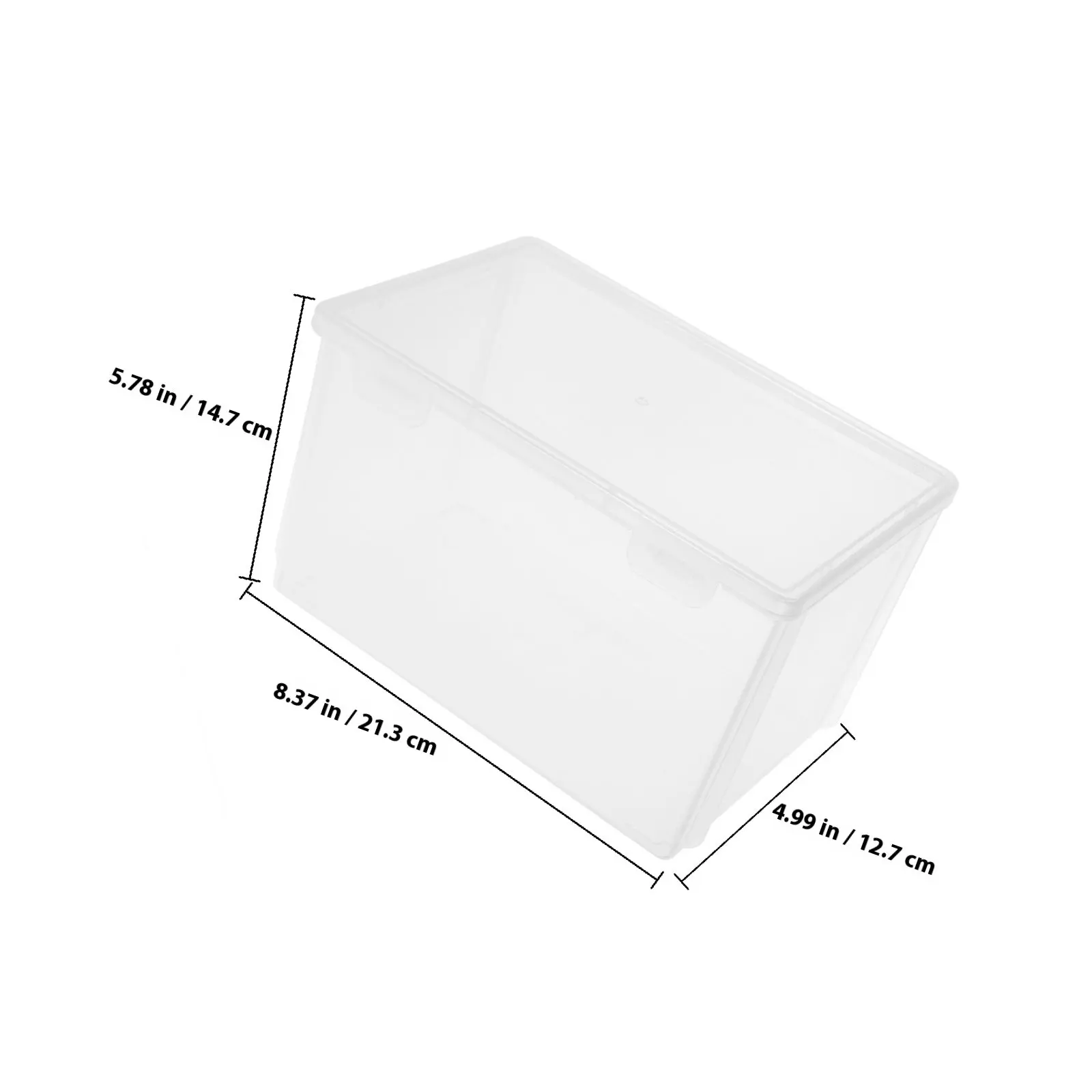 Clear Plastic Cd Dvd Storage Box Dustproof Moisture Resistant Transparent Disc Holder for Comics Albums Movies Compact Organizer
