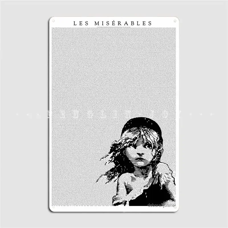 Les Miserables Musical Full Script Lyrics Metal Sign Club Living Room Create Garage Decoration Tin Sign Poster