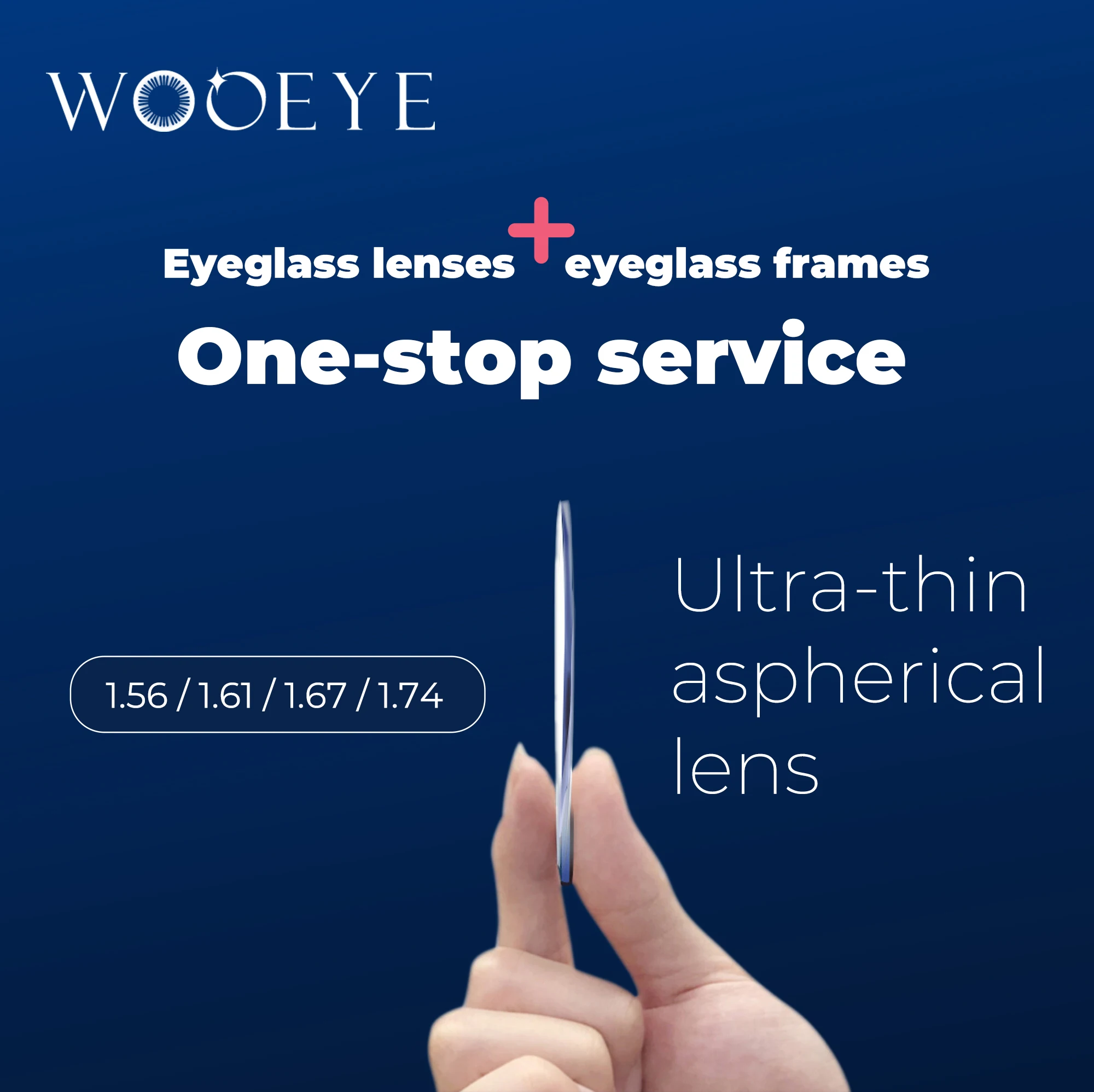 Optional frames Eyeglasses Glasses lens accessories for nude focus optical lenses with custom recipe  Customised Myopia Lenses