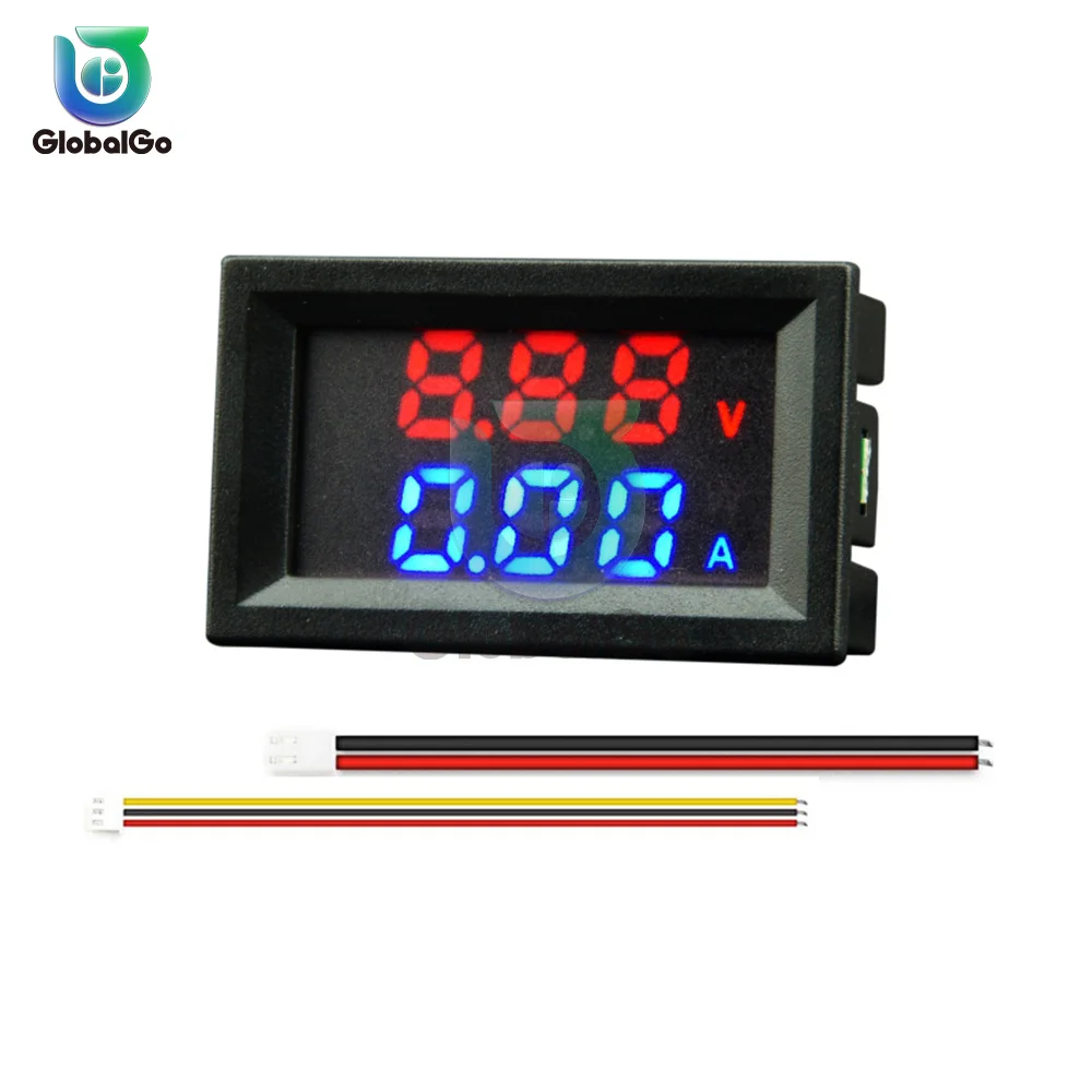 10A 50A 100A Electronic Digital Voltmeter Ammeter DC 4-30V LED Display Voltage Regulator Volt Current Power Meter Tester M430