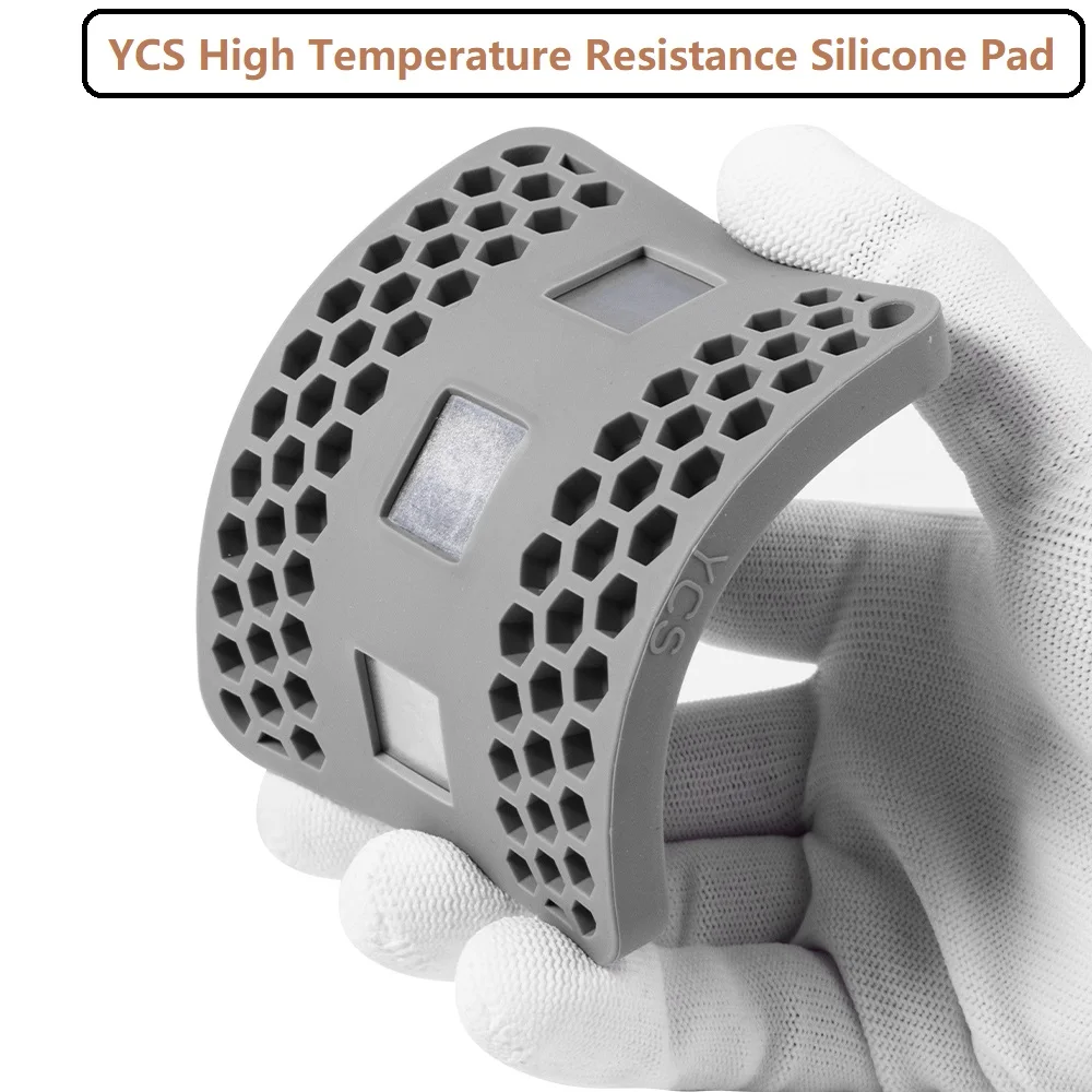 YCS Tin Planting ARC Magnetic Silicone Pad BGA IC Soldering Heat-resistant Mat for Mobile Phone Hard Disk Chip Welding Repair