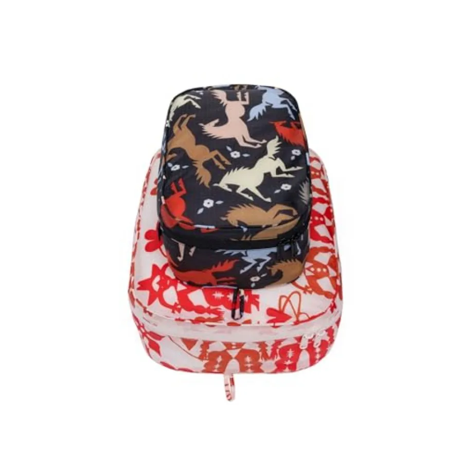 

Набор упаковочных кубов - легкие полиэстеровые органайзеры с вырезами в западном стиле, темно-синие, для организации дорожных принадлежностей, с дышащим дизайном