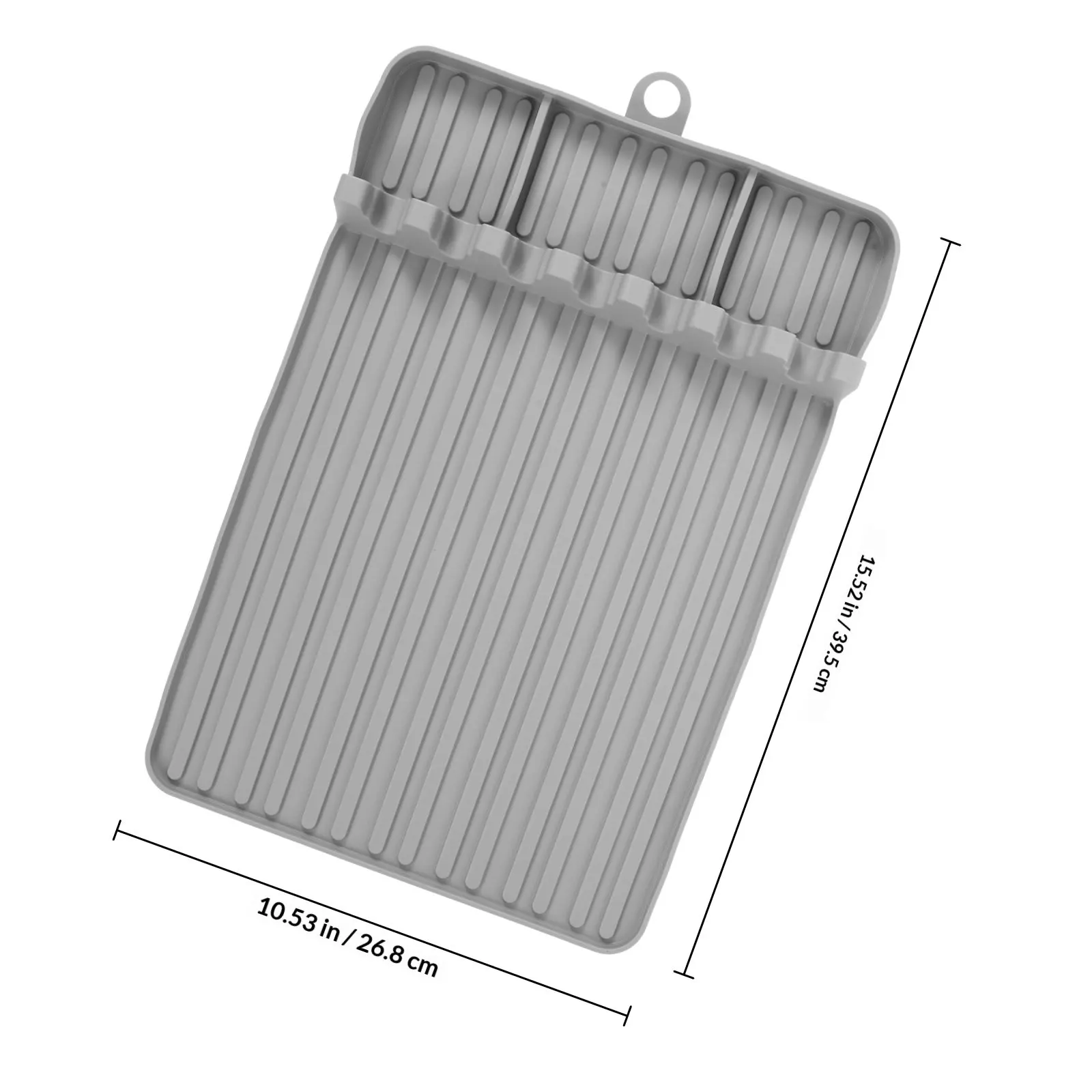 Silicone Grill Side Shelf Mat Multi-Compartment Heat Resistant Bbq Grill Tool Rest Mat Kitchen Countertop Silicone Griddle view 3