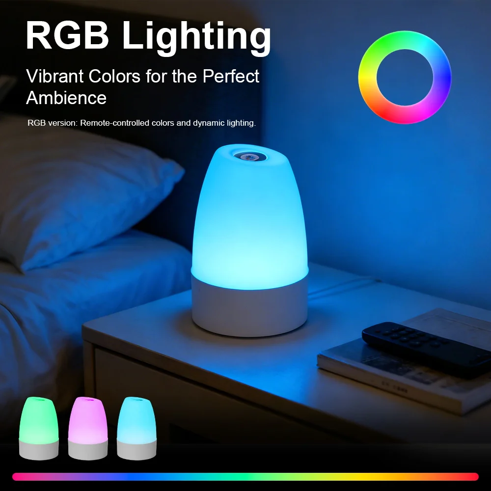 

Сенсорный ночник USB LED с выключателем, перезаряжаемый, три цвета света, для кухни, прихожей, гардеробной, спальни, дома