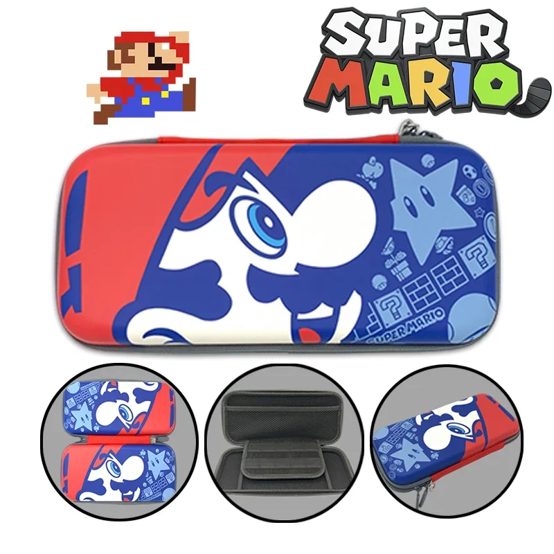 Super Mario Cool Switch Case for Nintendo Switch Oled Anime Protective Storage Bag NS Host Bag Travel Portable Game Accessories