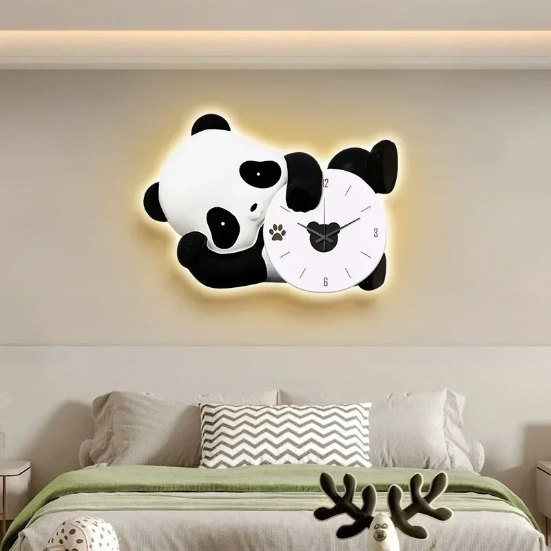 Panda Wall Clock Mo…