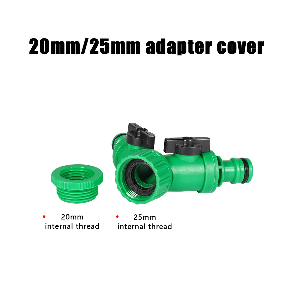 Dual Outlet Valve Garden Hose Splitter Easy Installation Tool Efficient Water Management Garden Watering Solutions