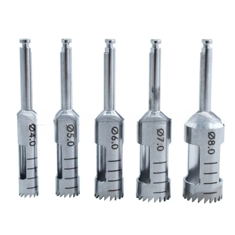 Dentals implants drill bits with high hardness dentate dentals implants tools