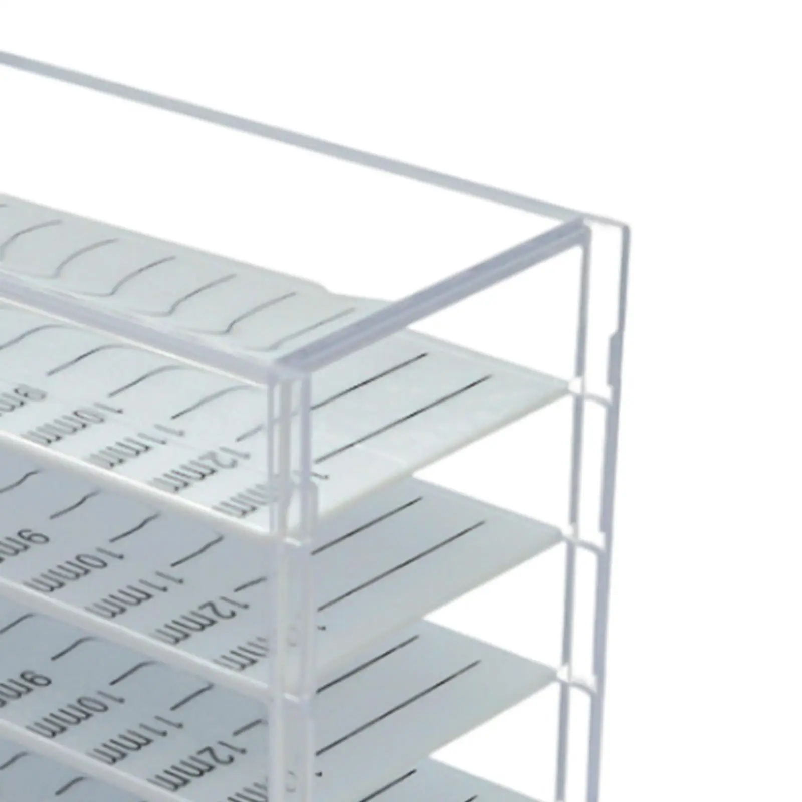 전문 속눈썹 액세서리 용품을 위한 아크릴 5단 속눈썹 보관함 서랍 정리함