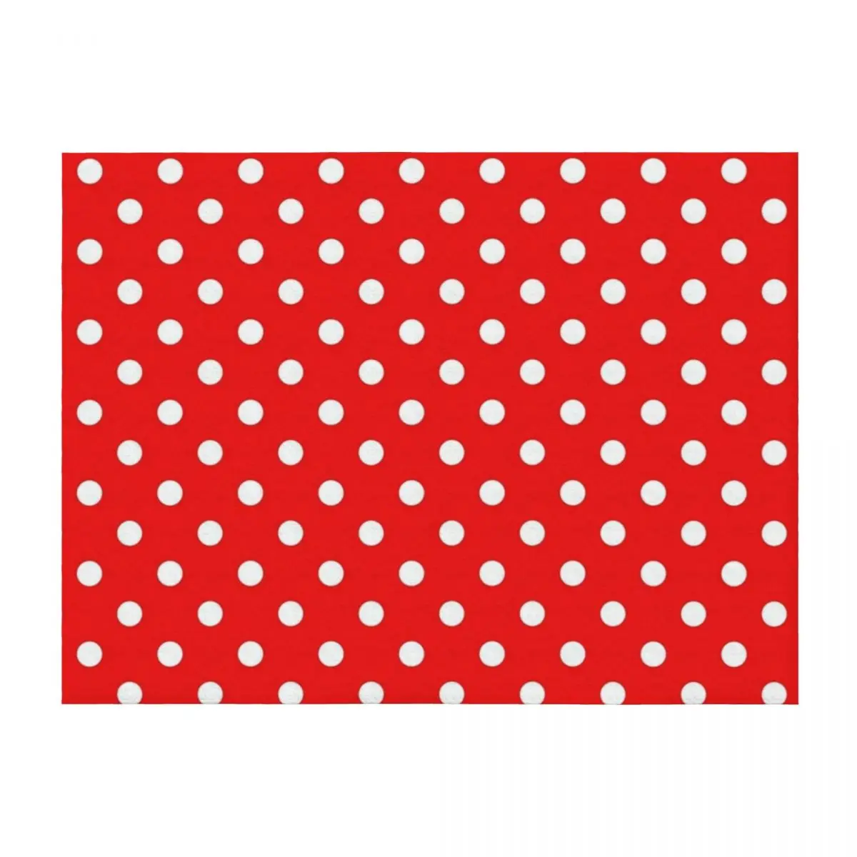 

White Polka Dots on Red Throw Blanket Flannel Fabric blankets ands Hair Blankets For Baby Blankets