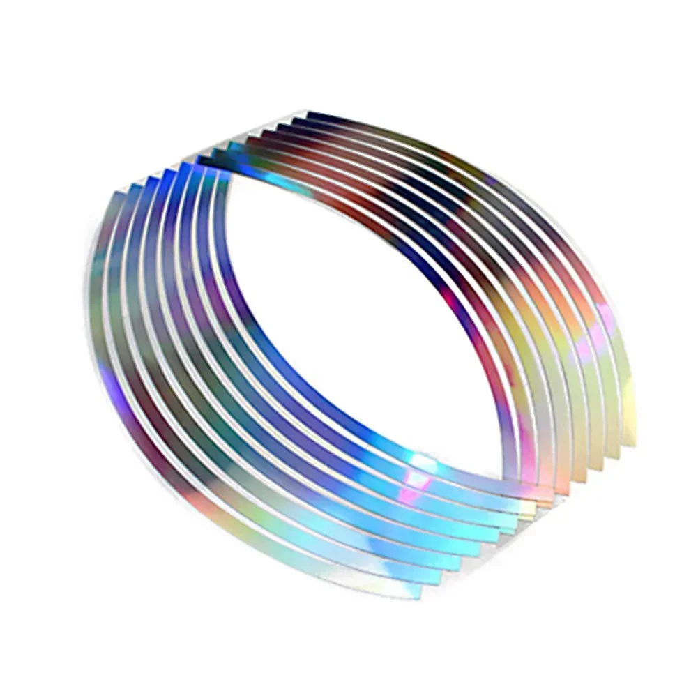 ملصق عاكس للدراجة النارية ، شريط حافة العجلة ، خطوط ليزر ، ملصقات سيارة ، تصميم سيارة ، بولي كلوريد الفينيل ، 10 بوصة ، 12 بوصة ، 14 بوصة ، 18 بوصة ، 16