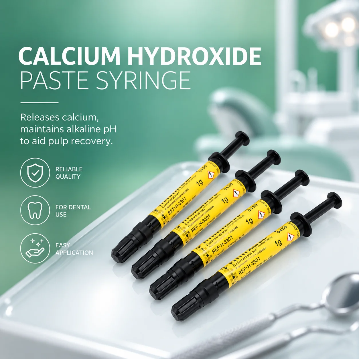 Dental TheraCal LC Light-Cured Calcium Silicate Liner 1/2/4 Pack Professional Pulp Capping for Endodontic Restorative Clinic Use