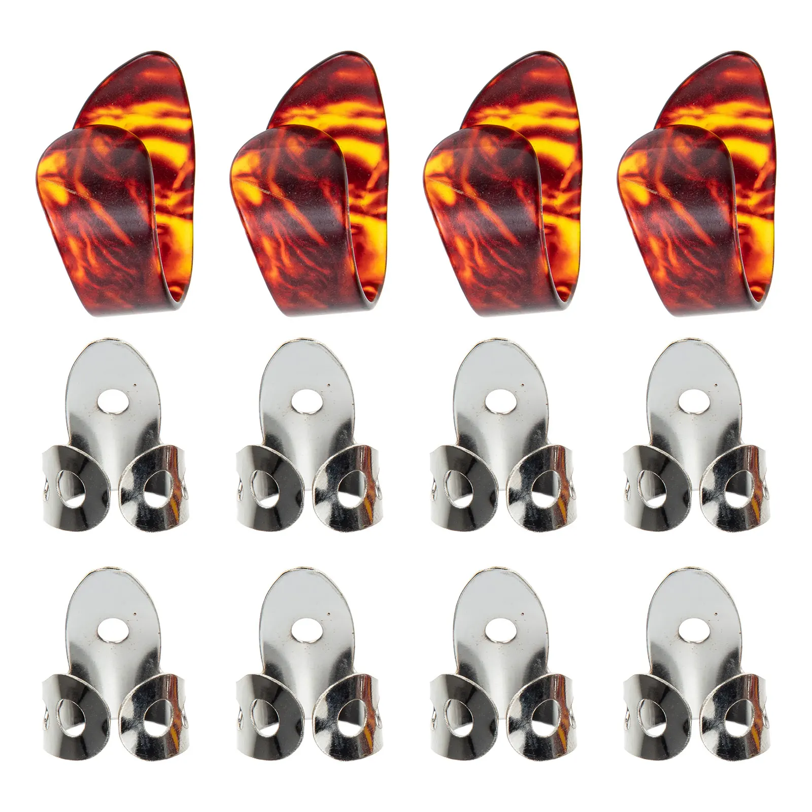 

Finger Cots Metal Pick Cover Guitar Picks for Acoustic Guitars Small Accessories Kids Beginners Electric Protector