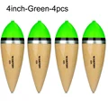 4in Green 4pc