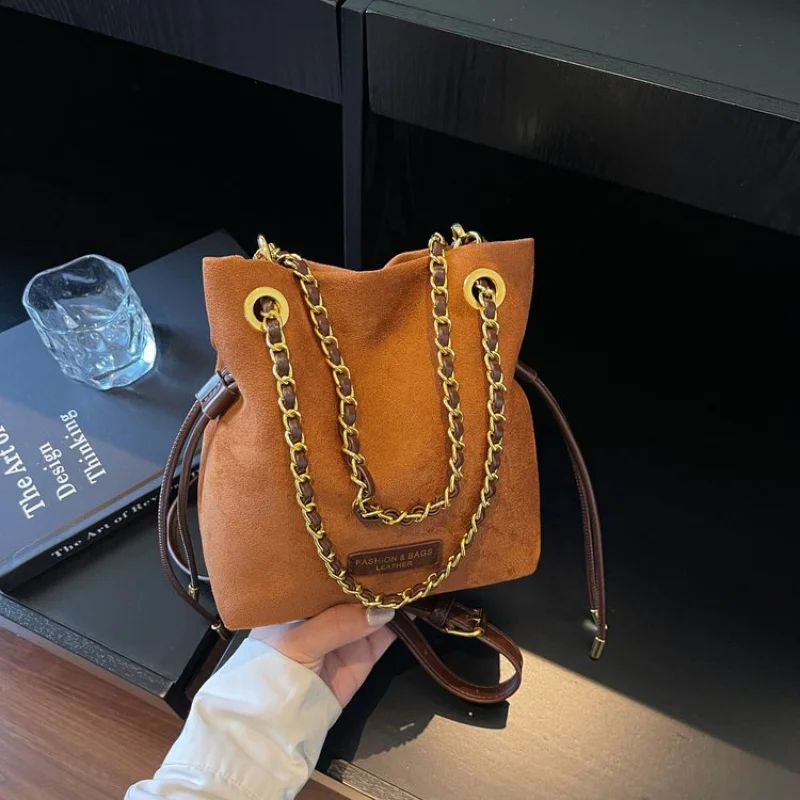 

Elegant Leather Women's Shoulder Bag High-End Luxury Brand Famous Designer Trendy Daily Vintage Commuter Bag​