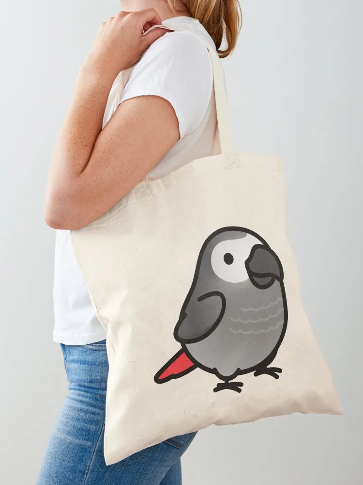

Chubby African Grey Tote Bag sacs de shopping the tote bag Women's tote bag Canvas
