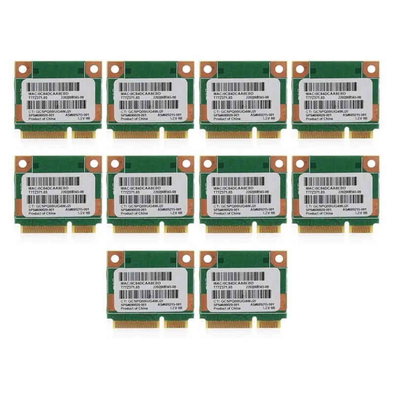 10X RT3290 150Mbps Wi-Fi Wireless Network Card Bluetooth-Compatible For HP Pavilion G7-2000 Ralink 802.11B/G/N
