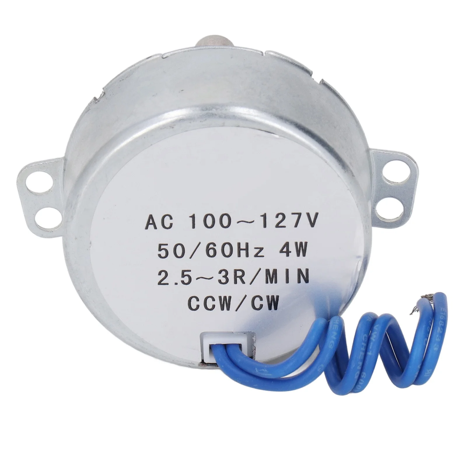 Synchron Motor 2.5‑3RPM CCW CW Low Power Consumption High Torsion Turntable Motor AC100‑127V