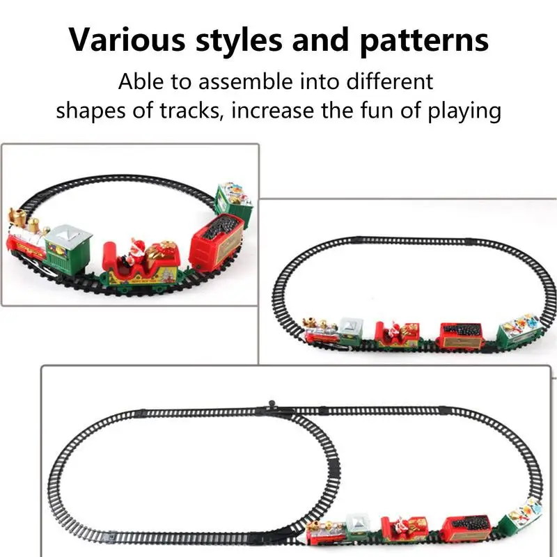 Kerst Trein Set Railway Tracks Speelgoed Xmas Trein Geschenken Speelgoed Voor Kinderen Verjaardagsfeestje Diy Fun Kerstcadeaus Voor Kinderen