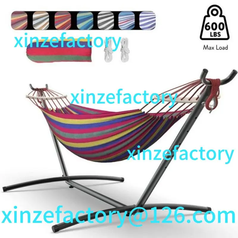 

Customizable Gyroor Hammock with Adjustable Stand- Stylish Hammock Bed