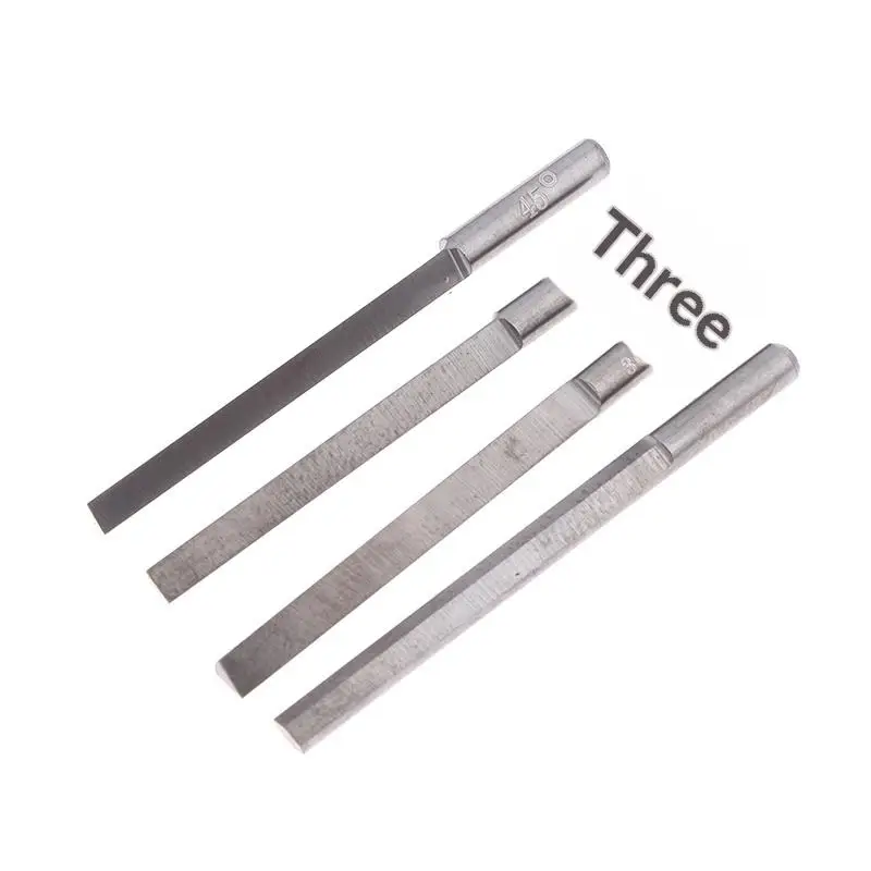 

Tungsten Steel Angle Cutter Engraving Knives Jewelry Pneumatic Graver Accessories Spatula Triangle Metal Blades DIY Making Tools