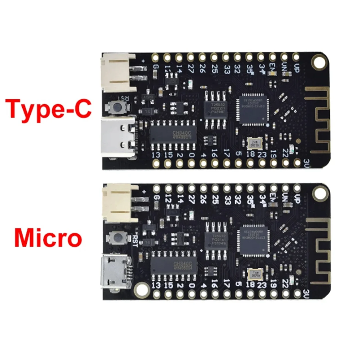 AT87-MicroPython ESP32 Макетная плата V1.0.0 Rev1 Wi-Fi Bluetooth 4 МБ FLASH для Arduino Type-C