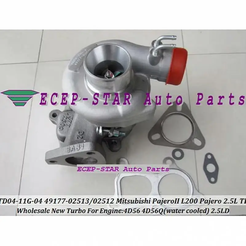 Turbo TD04 TD04-11G 28200-42540 49177-07612 49177-02513 49177-02512 For Mitsubishi L200 MONTERO PAJERO Galloper 4D56 4D56Q 2.5L