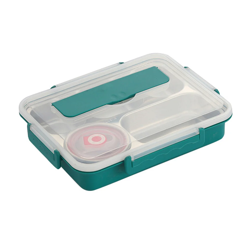 

Lunch Box Stainless Steel Leak-Proof Food Case Heat Insulation Meal Storage Container, Brown, L