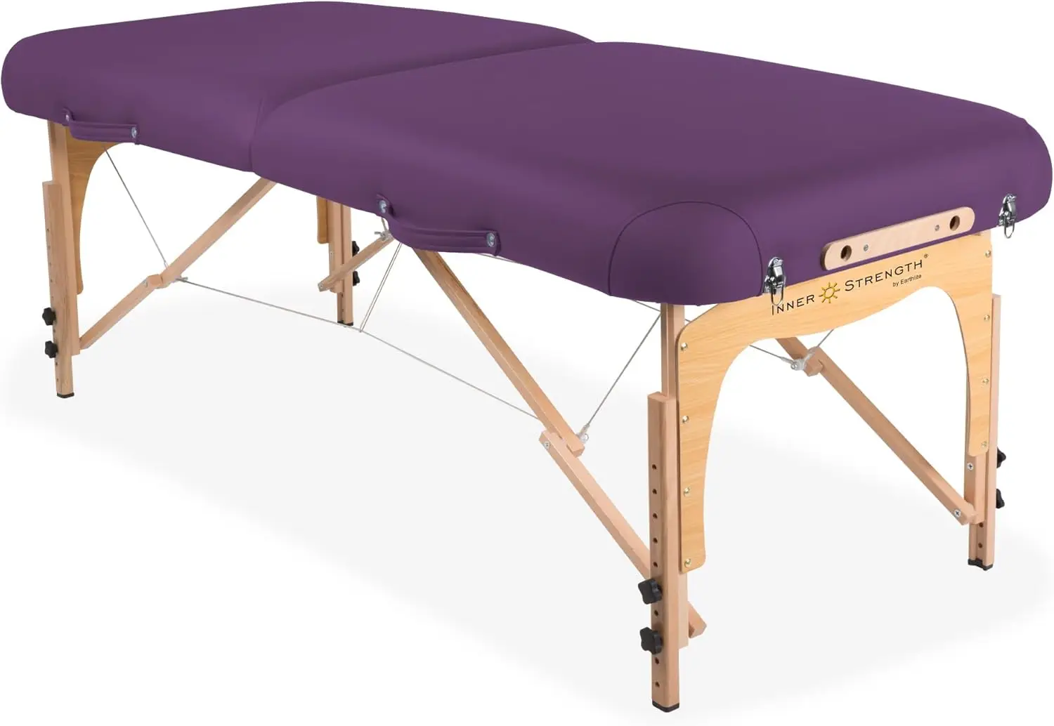 STRENGTH Portable Massage Table Package E2 - Full Reiki Massage Table Incl. Deluxe Adjustable Face Cradle, Pillow & Carry Case (