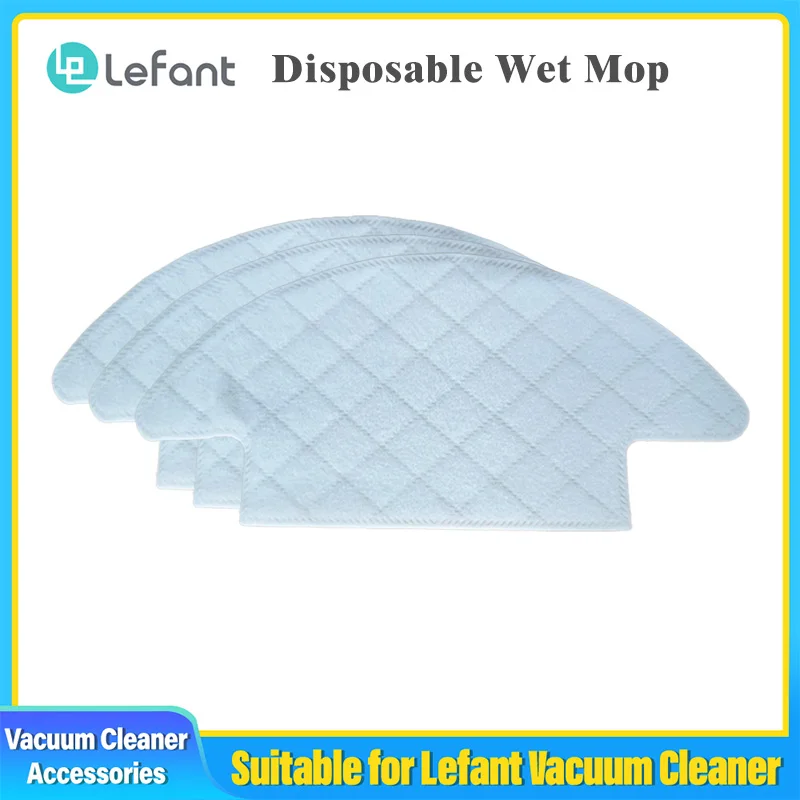 로봇 진공 청소기용 일회용 습식 걸레, Lefant M210 M213 M210Pro M210B OKP K2 시리즈용, 걸레질 액세서리 부품, 15 개 (3 팩)