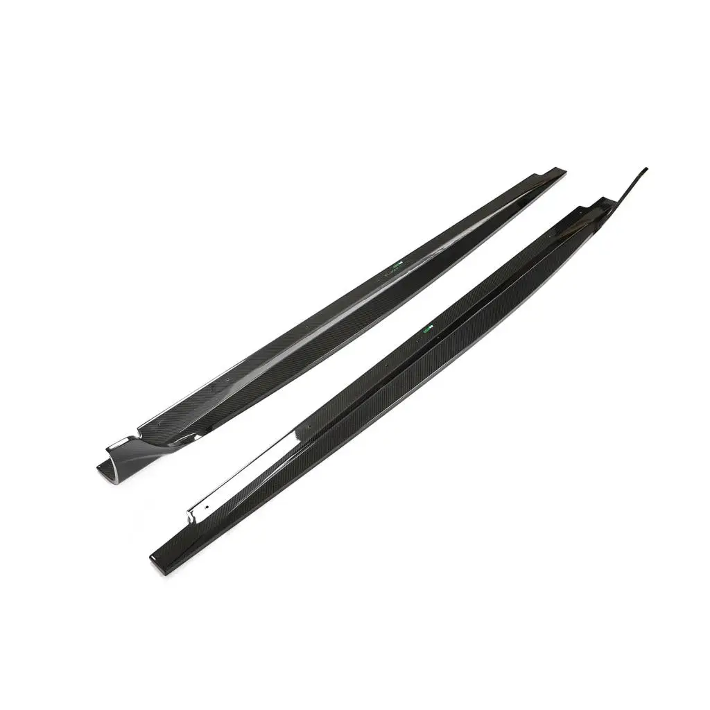 

Pre-preg Real Carbon Side Skirt Extension Lip Spoiler Panel for AUDI A5 S5 4Door 21-22