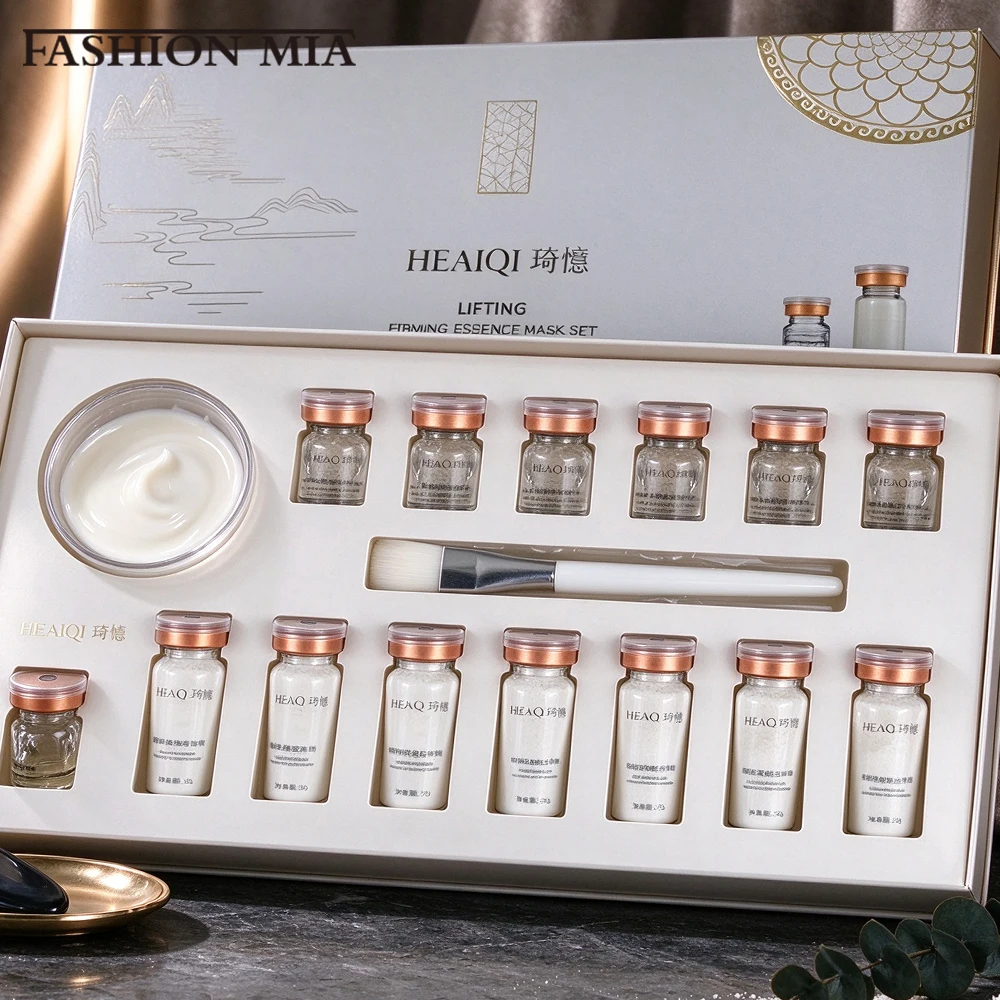 Korean Hyaluronic Acid Collagen Pro-Xylane Peptide Face Mask Kit Firming Lifting Improve Fine Lines Moisturizing Facial SkinCare