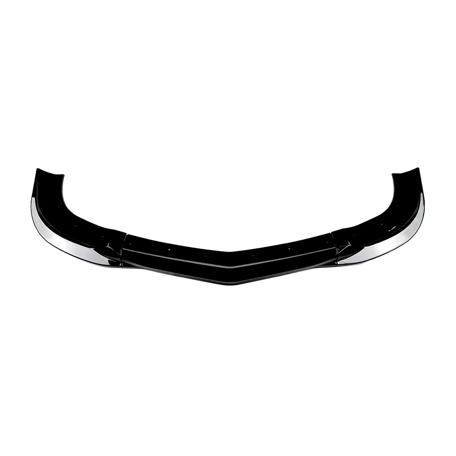 For Mercedes Benz W204 C Class Sedan C63 AMG Only 2008-2011 Front Bumper Spoiler Lip Car Lower Body Splitter Protector Blade Kit
