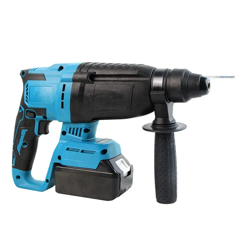 Lithium Battery Brushless Hammer Electric Pick Industrial Grade Multi-Function High Power Concrete Impact Drill view 4