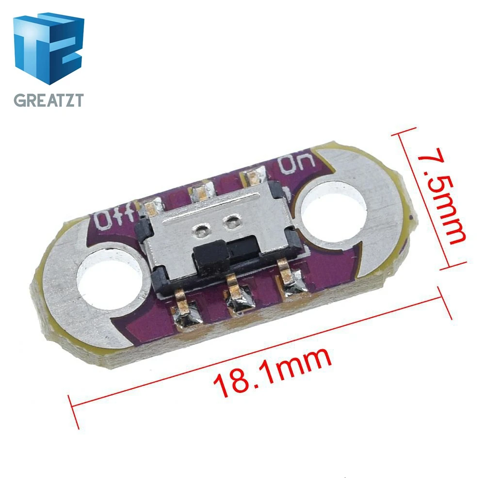 GREATZT  New LilyPad Slide Switch AYZ0202 for Arduino