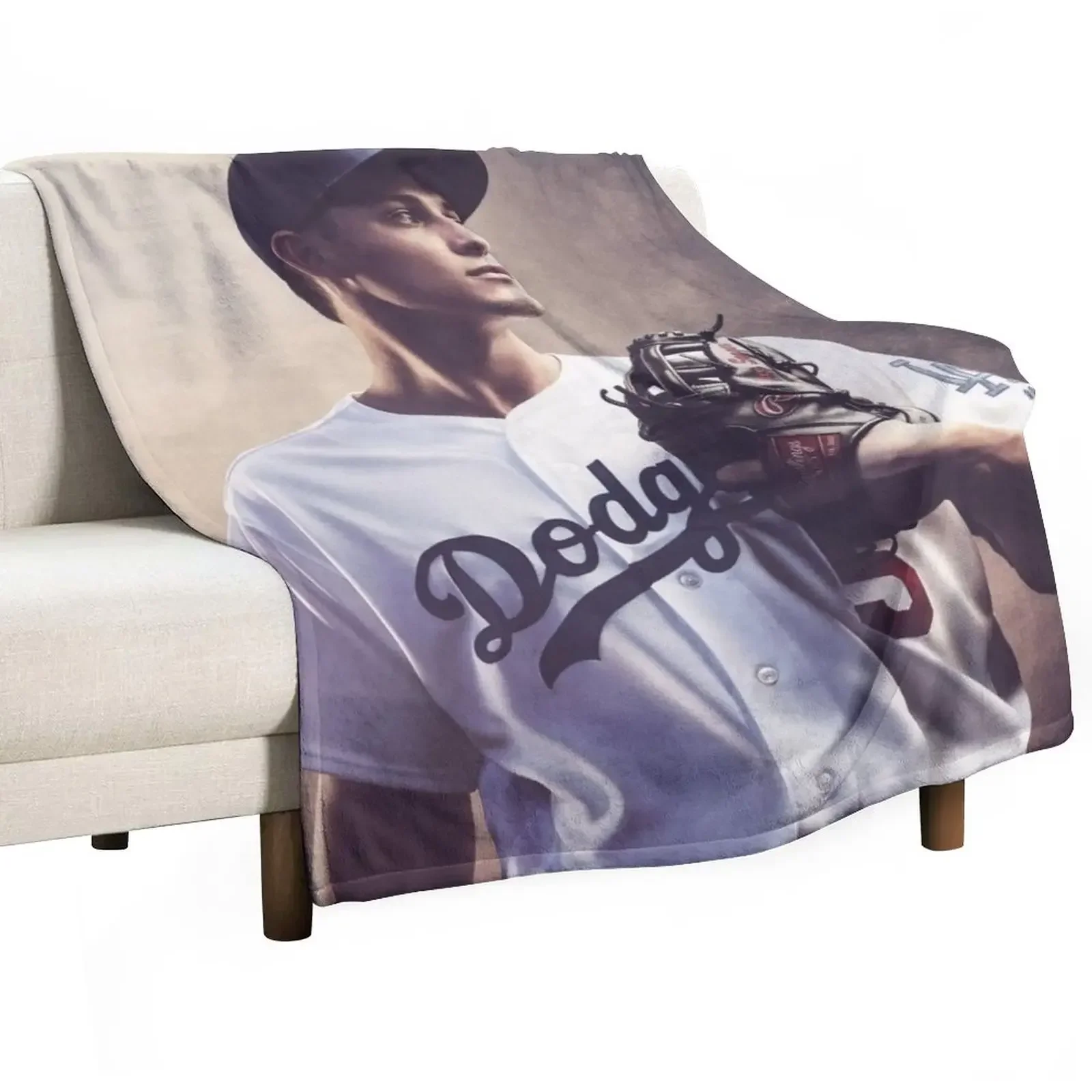 

Corey Seager Throw Blanket Tourist Plaid Softest Blankets