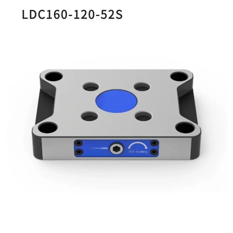 Millimeter pull stud space 4th and 5th axis zero point quick change plate for CNC machine tool center