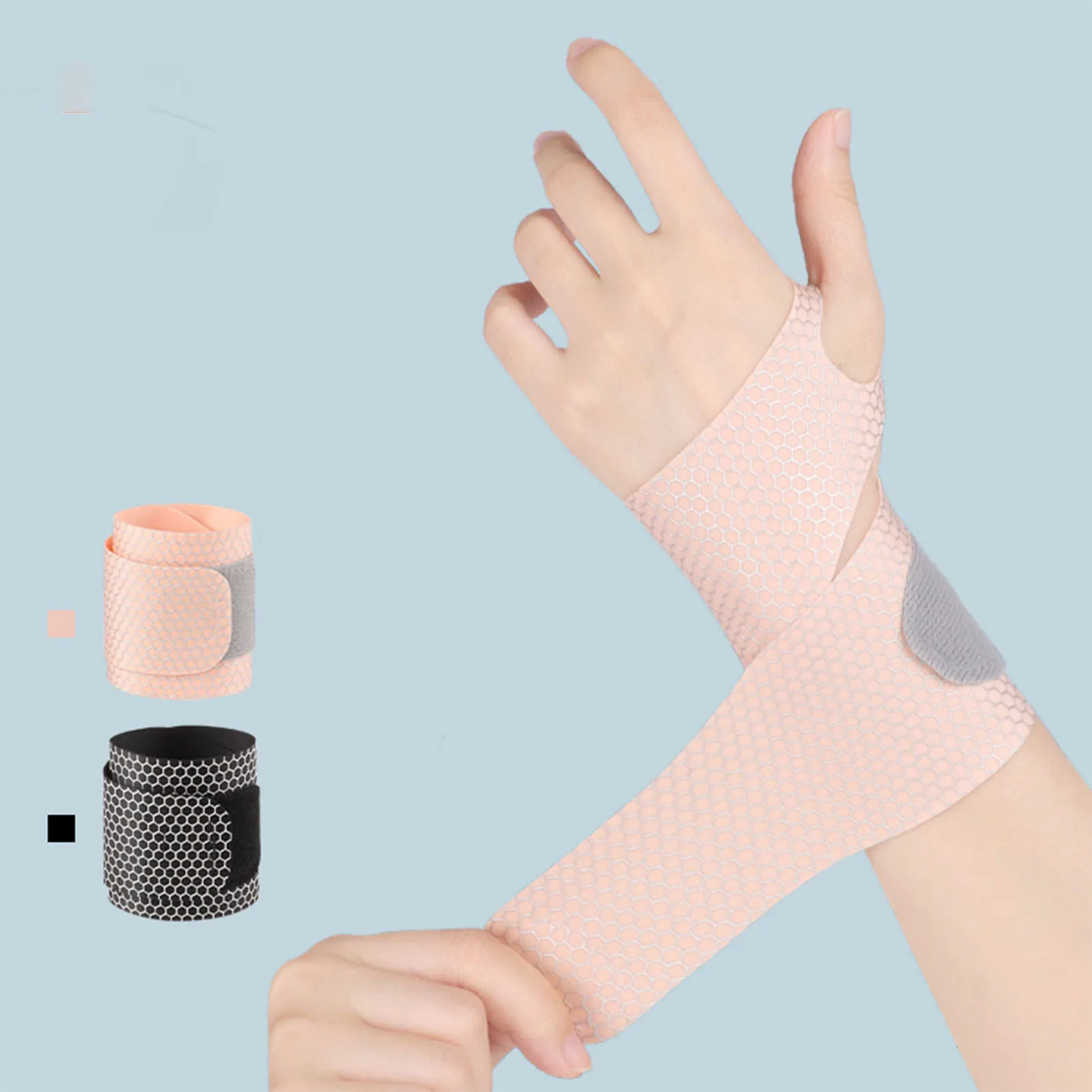 Wrist Brace Support Strap Adjustable Athletic Wrist Support Wrist Wraps Fit Both Right and Left Hands