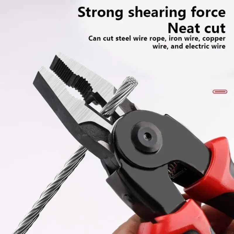 57QF 5 in 1 Wire Cutting Needle Nosed Pliers with Storage Case Crimping Pliers