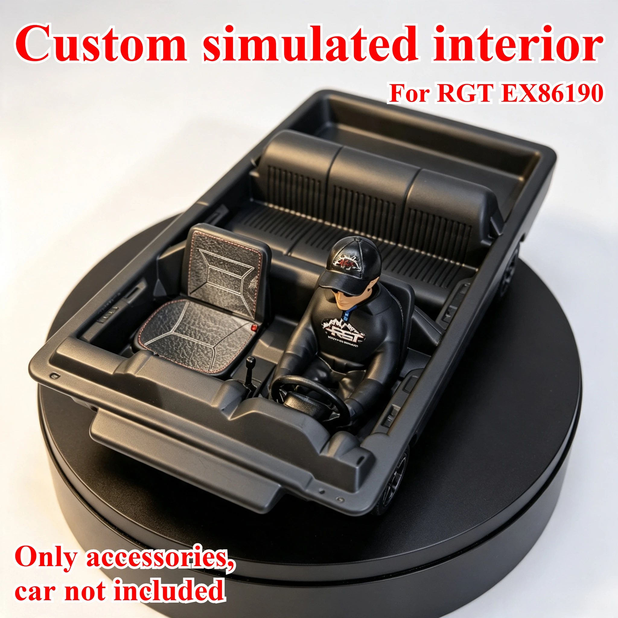 Custom Cabin Interior Set For RGT EX86190 LC76 1/10 RC Crawler Perfect Fit Realistic Off-road Styling Exterior Mod Accessories