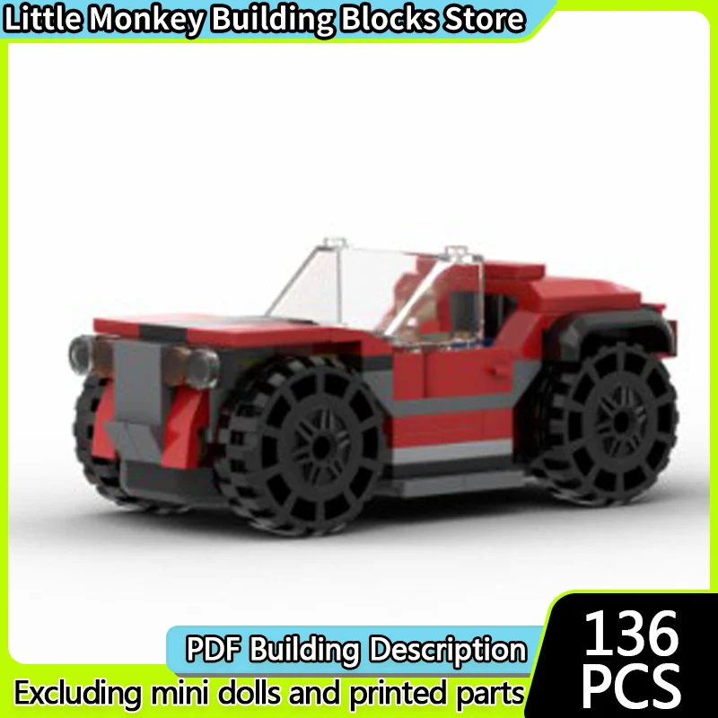 

Speed Racing Car Model MOC Building Bricks American Muscle Car Modular Technology Children Holiday Gifts Assemble Toys Suit