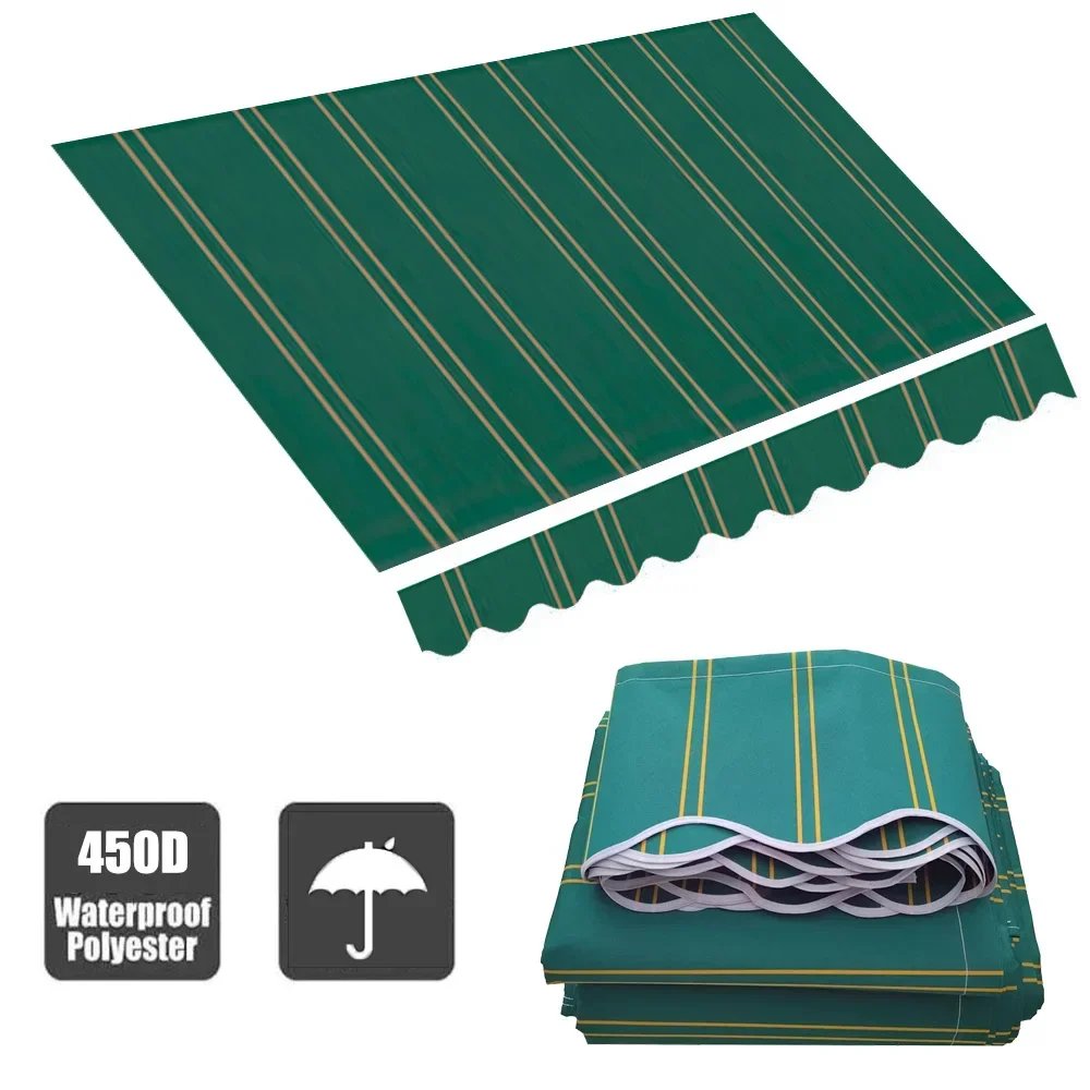 

300 г/м2 телескопический холщовый тент, сменная ткань, уличная крышка для патио, солнцезащитный козырек, навес, политкань, УФ-блок