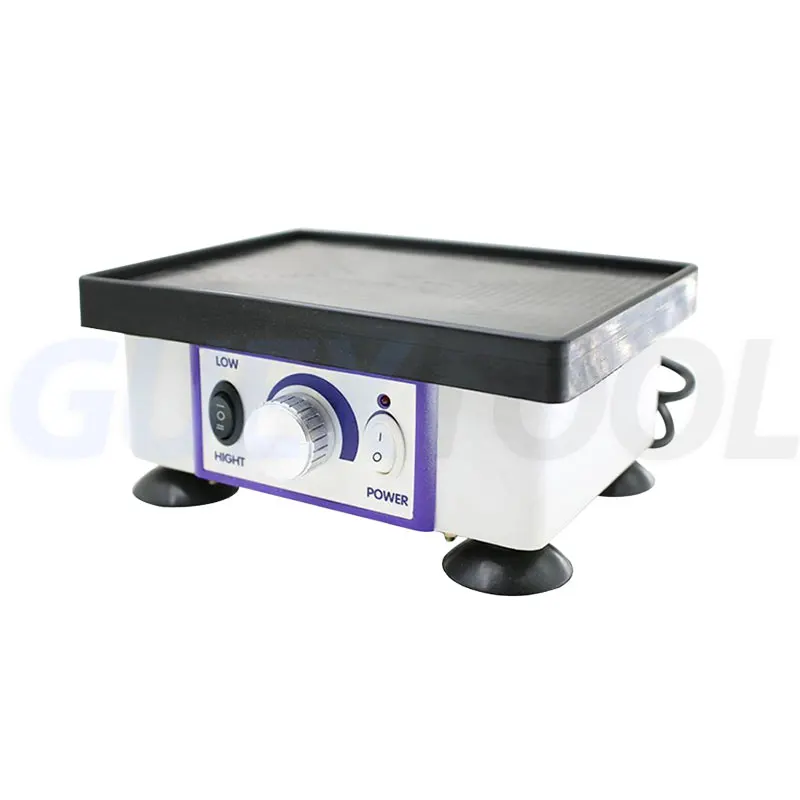Dental Plaster Vibrator Big Quadrate Square Dental Vibrator Oscillator Shaker Plaster Gypsum Vibrating for Dental Lab