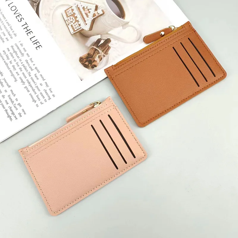 Coin Wallet Fashion Lady Bank Card Holder Coin Purses Designer Women Purse Zipper Design Men Wallet Mini Purse Unisex Bags C022