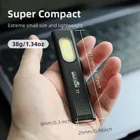 Warsun LED Keychain Flashlight USB-C Rechargeable 600Lm Portable Mini Torch Light Pocket Lantern Flood Work Light With Magnet