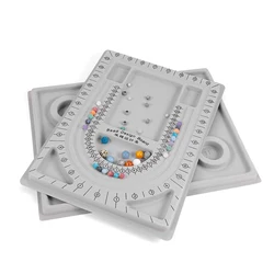 Flocked Bead Board Bracelet Beading Organizer Artistry Tray Design Measuring Tool for DIY Jewelry Making Accessories