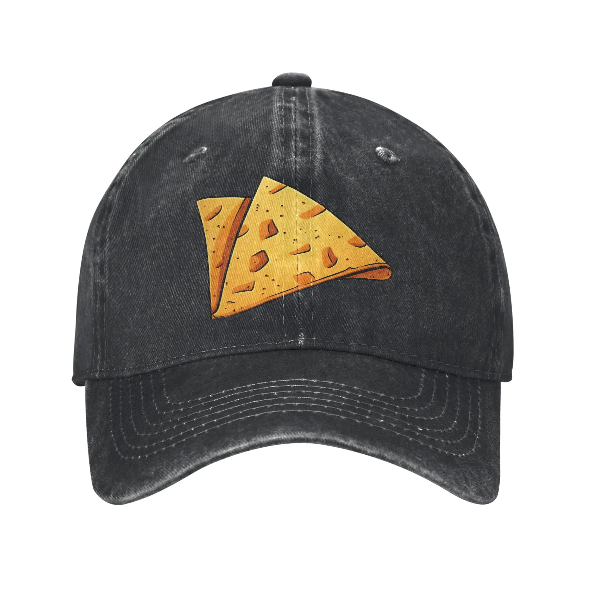 Dorito Tortilla Chip Baseball Cap Sun  Outdoor Sports Sun-Proof Washed Hip Hop Hats Unisex-Teens y2k Funny Print Snapback Cap