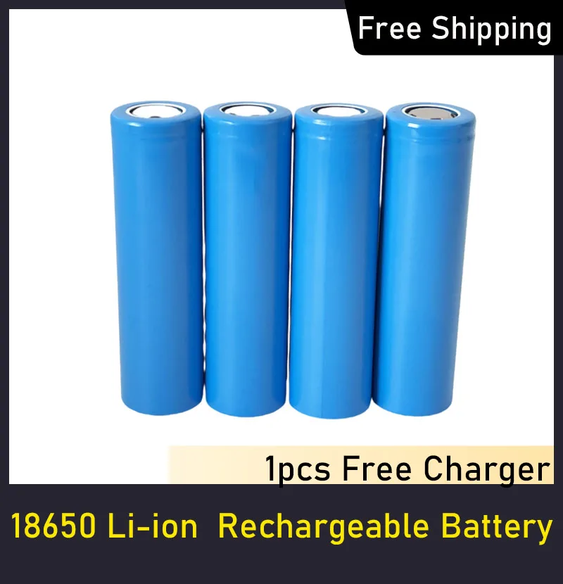 18650 Battery LI-ION 3.7V 3500MAH 18650 High Discharge Battery Charger Rechargeable Battery Lithium ion Battery for Screwdriver